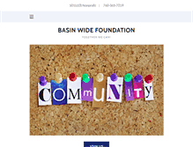 Tablet Screenshot of basinwidefoundation.com